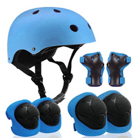 Casque de vélo pour enfants et genouillères Coudières Protège-poignets pour enfants de 3 à 5 ans Casque pour enfants, garçons et filles, pour patins à roulettes, cyclisme