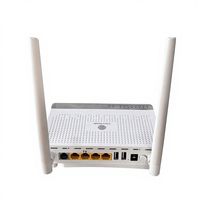 FTTH Used WIFI5 DT741-csg ONU ONT Router Dual Band 4GE+1Tel+2Usb Modem English Firmware GPON 2.4GHz/5GHz WIFI5 Router
