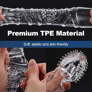 Vente en gros, promotion, préservatif en silicone réaliste à points, modèle Four-Sex Beast, origine Qingdao, standard - Product Image 4