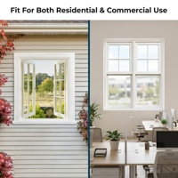 Fenêtres en bois modernes à simple battant, double vitrage Low-E, verre à faible émissivité, économie d'énergie, fenêtres verticales à châssis de remplacement