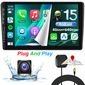 Estéreo para Auto Android 15.0 con 4G+64G, Plug & Play, para Ford, <span class=keywords><strong>Lincoln</strong></span>, Mercury, Apple CarPlay Inalámbrico, Android Auto, GPS, Bluetooth, Unidad Principal - Product Image 1