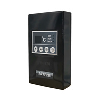 Controlador de temperatura del termostato de la habitación de saunas negras plateadas de 4000W 18A para calefacción de suelo eléctrico