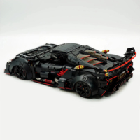 GULY 10639 Bloques de Construcción de Superauto Poison a Escala 1:8, 3089 Piezas, Modelo MOC de ABS, Juguete Técnico STEM y Electrónico, Regalo para Adultos