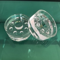 Pièces de machine de fabrication de perceuse CNC de haute précision personnalisées en usine Forme de moule à engrenage haute transparence pour l'affichage