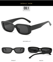 Lunettes de soleil UV400 les plus vendues, monture carrée tendance, style européen et américain, modèle féminin distinctif et à la mode 95004
