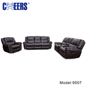 Sofá <span class=keywords><strong>de</strong></span> Salón Reclinable Manual Tapizado en Tela MANWAH CHEERS, Sofá <span class=keywords><strong>de</strong></span> <span class=keywords><strong>3</strong></span> <span class=keywords><strong>Plazas</strong></span> Económico para Salón - Product Image 4