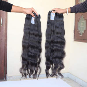 Extensión de encaje recto sin procesar de un solo donante, cabello humano brasileño natural alineado con cutícula del templo indio virgen - Product Image 3