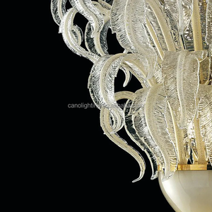 Appliques murales en verre faites à la main, style moderne et luxueux, décoration en verre brun, lampes murales en verre de <span class=keywords><strong>Murano</strong></span> - Product Image 4