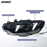 Phares de mise à niveau JUSHUN pour BMW Série 4 F32 F82 M3 M4 2013-2020 Fangs Eyes Style Phares modifiés Clignotants