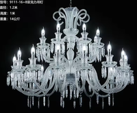 Décoration et fournitures de mariage : Lustre très vendu, lampe suspendue de haute qualité, décoration de plafond européenne de luxe, candélabre de mariage, lustre en cristal