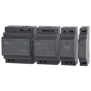 Mingwei แหล่งจ่ายไฟแบบรางอุตสาหกรรม HDR-60-24 24V 2.5A เอาต์พุตเดียวได้รับการรับรอง CE ROHS - Product Image 4