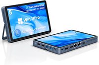 Nueva Mini PC N150 (Hasta 3.6GHz) 12 Núcleos, 12GB RAM DDR5, 256GB/512GB/1TB SSD M.2, Pantalla Táctil de 8 Pulgadas, 4K, Doble Pantalla, 3 Años de Garantía