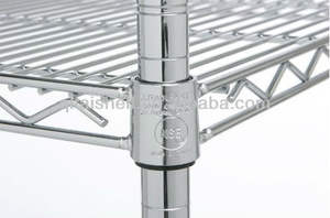 Rayonnage en fil d'acier certifié NSF et ISO Supports de stockage commerciaux fiables Organisateur en métal et chariot pour le stockage des plaques - Product Image 3