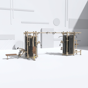 Appareil d'entraînement de force multifonctionnel et complet, équipement de gym réglable pour l'entraînement en position debout multi-personnes, fabriqué - Product Image 4