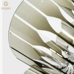 Edo Kiriko Verre gravé bleu-gris sculpté à la main Coupe en cristal astral Verre à vin Verres à <span class=keywords><strong>whisky</strong></span> - Product Image 3