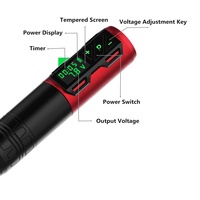 Yilyaba — Machine à tatouer moteur sans fil, outil de tatouage, cartouches d'aiguilles, pistolet rotatif, nouveauté 2019
