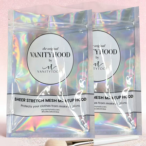 Custom laser design <b>laminated</b> moisture proof three side seal bags small cosmetics sample tool packaging bags - Product Image 3