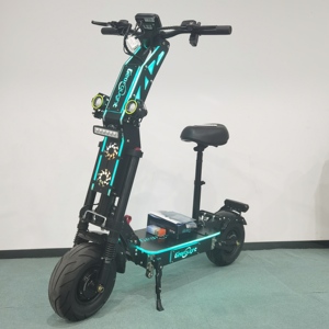 Nuevo Scooter Eléctrico de Dos Ruedas G14 72V 10000W 30-100AH con Marco Amortiguador y Neumáticos Anchos de 13 Pulgadas para Viajes Diarios - Product Image 1