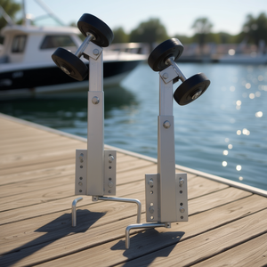 Soporte de doble rodillo D0100HEXINV de 23.2-33.1 pulgadas para remolques de barcos - Product Image 2