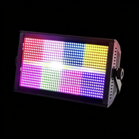 Projecteur stroboscopique LED segmenté 8+8 RGBW DMX512 activé par le son pour DJ, scène, bar, discothèque, éclairage de fête