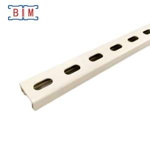 C型钢 41X41X2.5mm 1-5/8 X 1-5/8 英寸 灰色粉末涂层钢支撑件，用于焊接 - Product Image 6