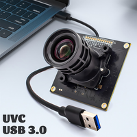 IMX678 USB3.0 Kamera Modülü 8MP 60FPS Web Kamerası Kartı Düşük Aydınlatmalı Tak Çalıştır, Makine Görüşü için 2.8/4/6/8mm M16 Montaj Lensli