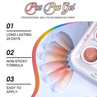 Ensemble de vernis à ongles UV longue durée, non toxique, 6 couleurs, design français, écologique, DIY