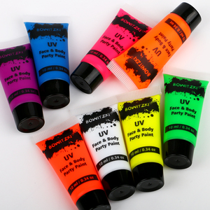 Tube de peinture de visage Fluorescent au néon UV à base d'eau non toxique - Product Image 1