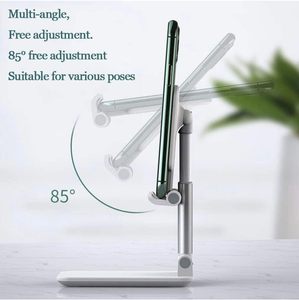 Custom Logo Anti-Shake Foldable Office Desktop <b>Stand</b> Custom Adjustable Mobile Phone/<b>Tablet</b> Holder Promotion Gift - Product Image 3