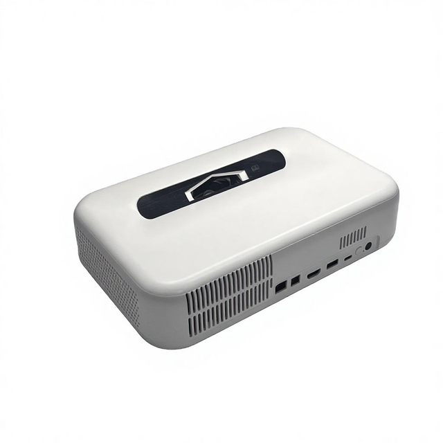 YDH-UTS02 2026 New Ultra Short Throw DLP Projector RGB 3 Color 3D Auto Focus Support 4K Portable for Living Room Outdoor Cinema
