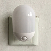 Interruptor de botón de luz nocturna, diseño creativo de luz led pequeña, de fábrica, el más vendido