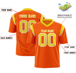 Tontons logotipo personalizado OEM camiseta de fútbol americano para hombre cuello redondo transpirable de manga corta talla grande 100% poliéster - Product Image 2