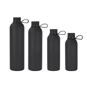 מבודד זכוכית 30oz סובלימציה 32oz זכוכית בתפזורת בירה 18/8 נירוסטה בקבוק מים עם ידית 40 oz