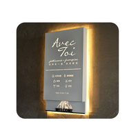 Enseigne murale rotative à 360° en acrylique LED personnalisée, robuste, pour intérieur, boîte publicitaire circulaire, affichage double face, étanche