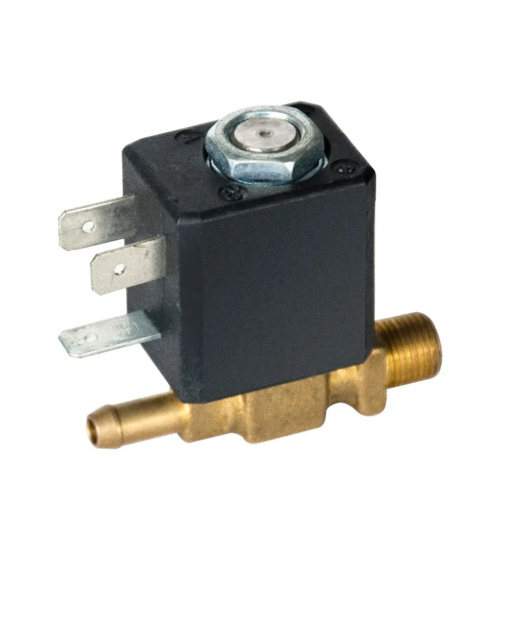 High Quality 12V 24V DC 110V 120V Direct Drive Small Solenoid Valve 2/2 Way Coffee Maker Steam Brass Electric Solenoid Valve