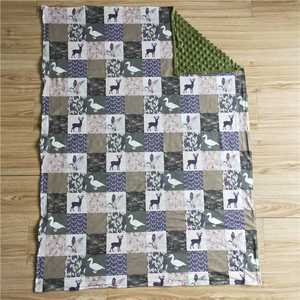 Edredón Fino de Franela de Algodón Transpirable con Estampado de Camuflaje <span class=keywords><strong>para</strong></span> Bebés Recién Nacidos, Venta al por Mayor - Product Image 5