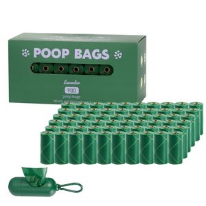 Eco Doggie Poop Bags Bulk 2026 - Custom Logo <b>Compostable</b> Biodegradable Pet Waste Disposal - Product Image 3