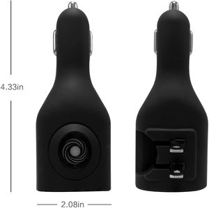 Caricabatterie per auto per telefoni cellulari caricabatterie da parete per auto Dual USB portatile 2 in 1 con spina pieghevole per iPhone Galaxy <span class=keywords><strong>LG</strong></span> Google - Product Image 6