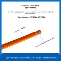Câbles haute tension XLPE pour véhicules électriques, personnalisés par le fabricant, pour énergies nouvelles, conducteurs en cuivre nu AC1000DC1500, 150C en véhicule