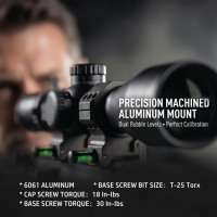 Anneaux de montage pour lunette TYPHON Optics 20mm/11mm en alliage d'aluminium, tactiques, étanches, durables, avec niveau à bulle intégré, accessoires de chasse