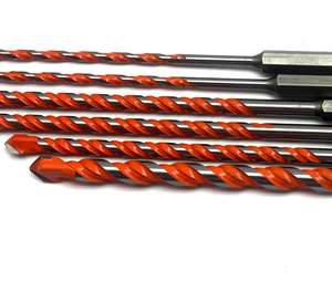 2025ดอกสว่านเจาะคอนกรีตขนาด45 # ทำจากเหล็กขนาดใหญ่6-12มม. ความแม่นยำสำหรับการก่ออิฐคอนกรีตกระเบื้อง - Product Image 2