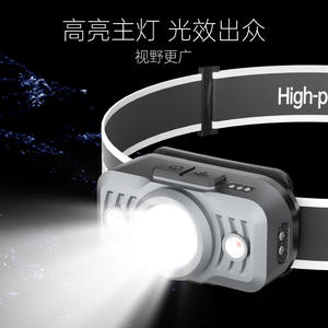 Linterna frontal ajustable, luz LED recargable de 2000 MAh para pesca al aire libre, uso de emergencia - Product Image 3