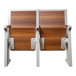 Silla de fila para piloto 920, versión de madera con pasamanos, para uso en escuelas, hospitales y teatros - Product Image 1