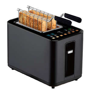 Tostadora Delgada para Rebanadas de Pan con Bandeja Recolectora de Migas Extraíble, Versión LED, Pantalla Táctil y Control Táctil - Product Image 5