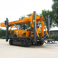 Rig de forage géologique à entraînement supérieur de type hydraulique à chenilles pour l'exploration géologique, échantillonnage de carottage, forage de carottage efficace