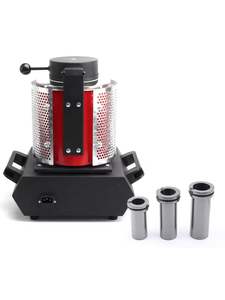 1/<span class=keywords><strong>2</strong></span>/3kg 2000F Mini digitale elettrico oro forno di fusione con grafite crogiolo per stagno argento rame alluminio - Product Image 2