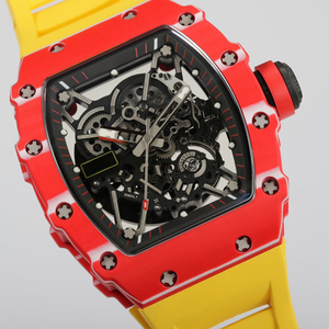 Reloj Deportivo de Lujo para Hombre, Modelo Más Vendido, Diseño de Esqueleto en Forma de Barril, Mecánico - Product Image 2
