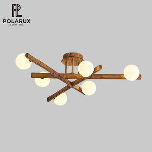 โคมไฟเพดานโพลารักซ์ สไตล์โมเดิร์นนอร์ดิก ตกแต่งภายในบ้าน วัสดุโลหะอะคริลิก ติดตั้งบนพื้นผิว ให้แสงสว่างสูง ใช้หลอดไฟ LED เหมาะสำหรับห้องนั่งเล่น ยี่ห้อไมคาซ่า - Product Image 1