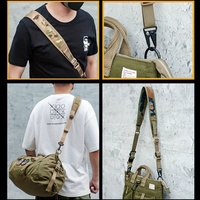 Sangle d'épaule en nylon durable à deux points, rembourrée, réglable en longueur, avec fonction rotative, accessoires tactiques de chasse