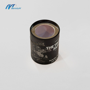 Sô cô la Kẹo giấy có thể hộp tròn bao bì giá rẻ Vòng <span class=keywords><strong>kraft</strong></span> giấy xi lanh hộp giấy hình trụ/<span class=keywords><strong>Caron</strong></span> hộp với nắp nhựa - Product Image 2